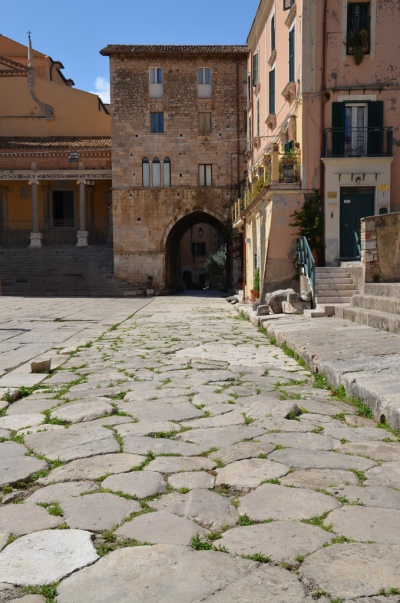Forum Aemilianum, stretch of the Via Appia, Tarracina (Anxur), Terracina, Italy