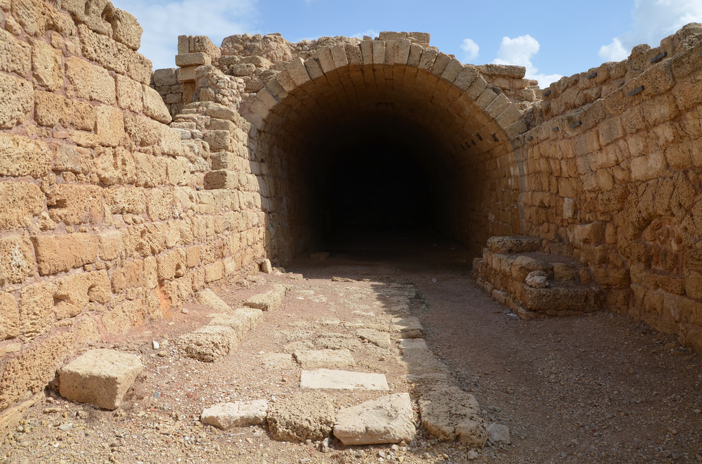 Mithraeum, a 1st century grain storage converted into into a Mithraeum during the third century AD.
