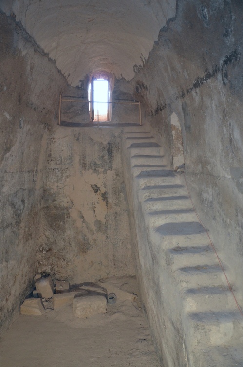 One of the largest water cisterns from Herod's time which collected rainwater from the hill’s slopes. The large stones came from Herod's tomb.