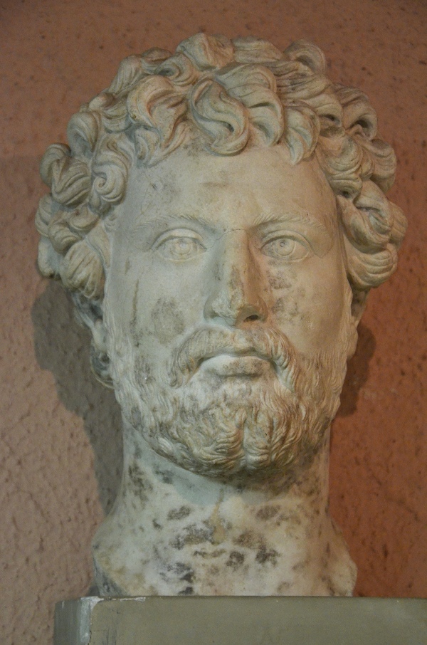 Portrait of Hadrian found in Apollonia, Archaeological Museum of Tirana.