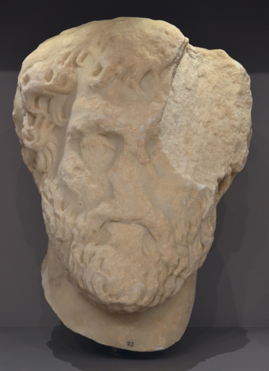 Portrait of emperor Antonius Pius.