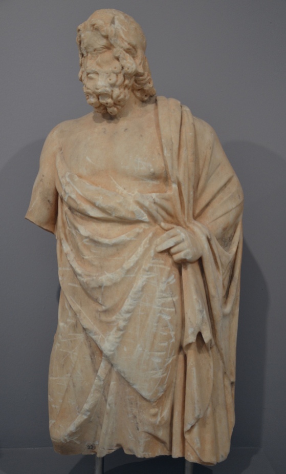 Small marble statue of Asclepius, god of medicine, early 2nd century AD.