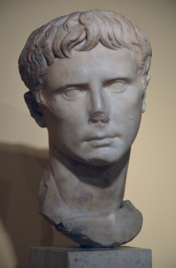 Portrait of Augustus, 27-20 BC.