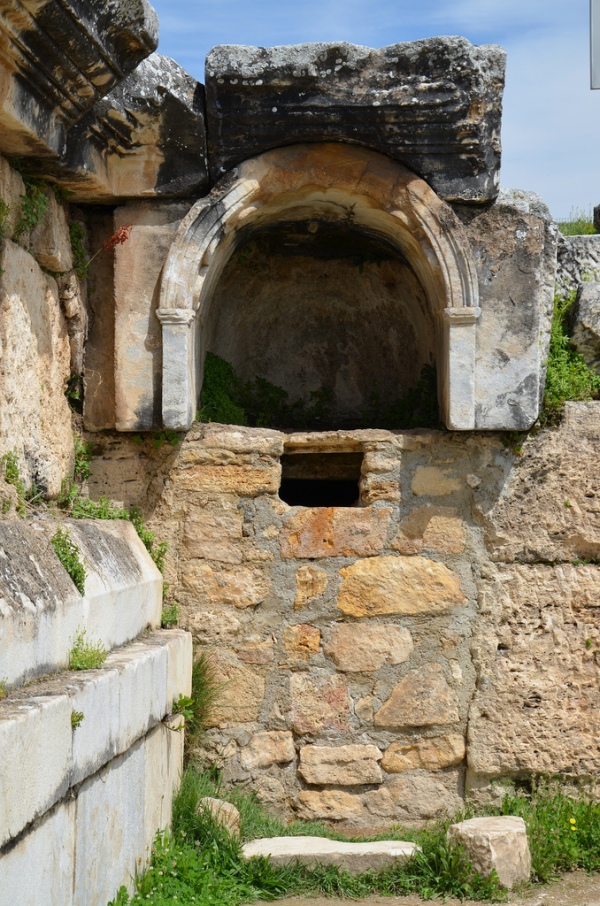 The Plutonium (Pluto's Gate), a sacred cave believed to be an entrance to the underworld and the oldest local sanctuary.