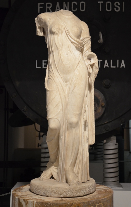 Statue of Aphrodite, replica of the Aphrodite carved by Kallimachos at the end of the 5th century BC, from the Esquiline Hill.